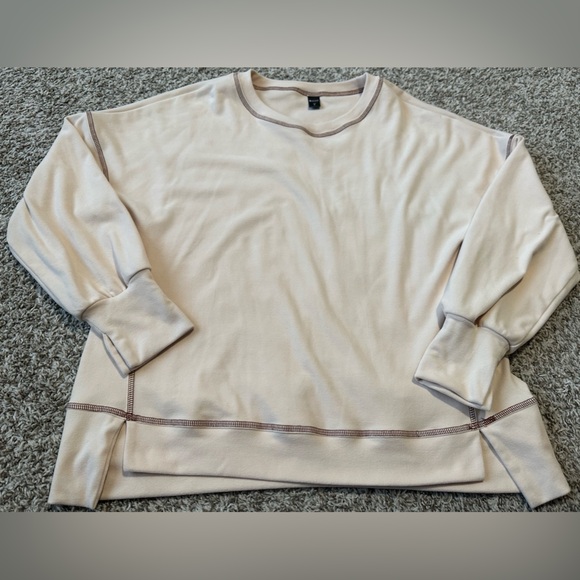 Rubzoof Women’s Lightweight Seam-Detail Pullover – Size Large - Picture 2 of 6